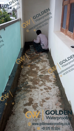 Terrace Waterproofing Contractor in Chennai - Balcony Chemical Waterproofing Treatment, Uthandi, Chennai