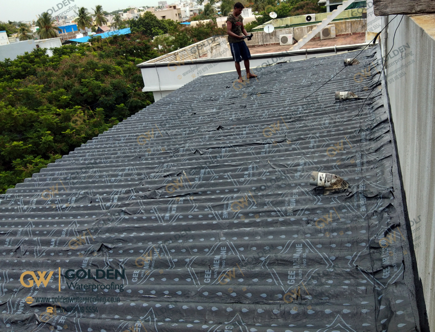 Bitumen Waterproofing - Terrace Bitumen Waterproofing Treatment, Pacific Builders, Nungambakkam, Chennai