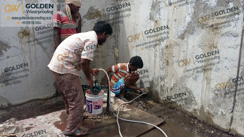 Sump Chemical Grouting Waterproofing Treatment, Ennore, Chennai